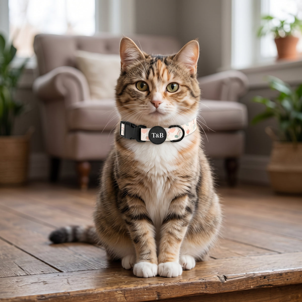 Soft Rainbow & Botanical Collar & Lead Bundle